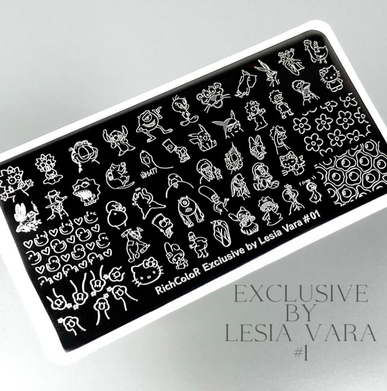 Placa stamping Disney by Lesia Vara #01