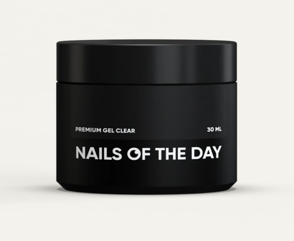 Premium gel clear  nails of the day 30ml