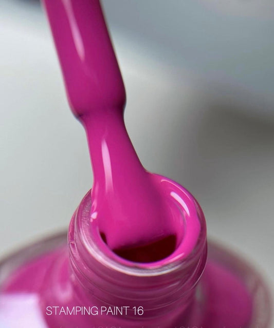 Esmalte stamping magenta #16 Saga 8 ml