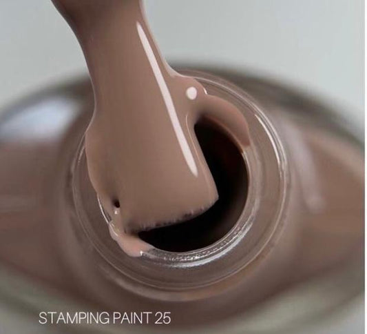 Esmalte stamping marron #25 Saga 8 ml