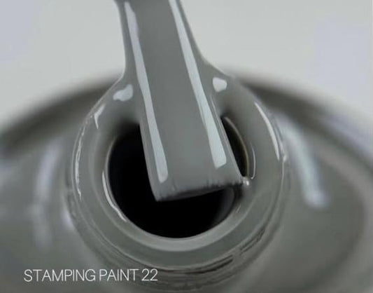 Esmalte stamping gris #22 Saga 8 ml