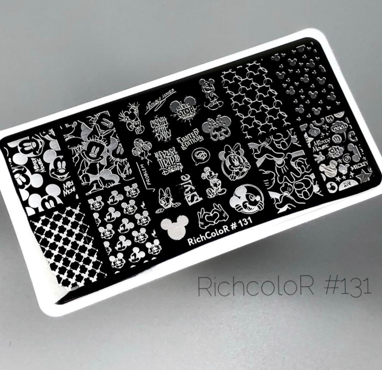 Placa stamping Disney by RichcoloR #01