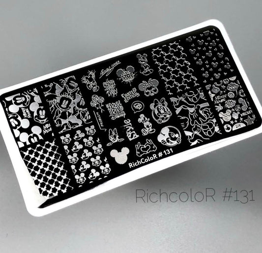 Placa stamping Disney by RichcoloR #01